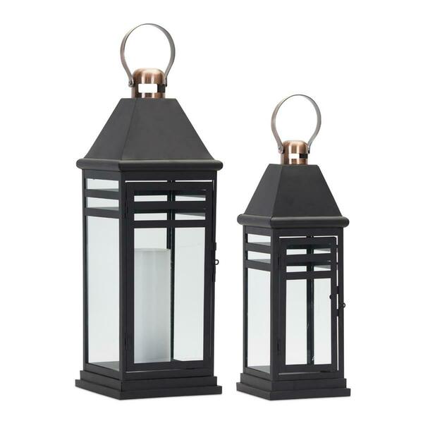 Yhior Metal Lantern, 2PK YH2615806